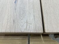 Tammi lankkupöydän kansi 170x90x3,6 cm valkolakattu tammi, asiakaspalautus